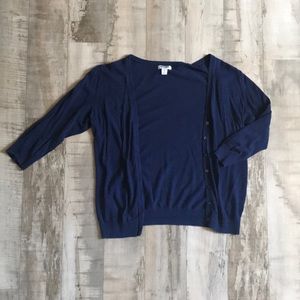 Navy Old Navy Mid Back Cardigan